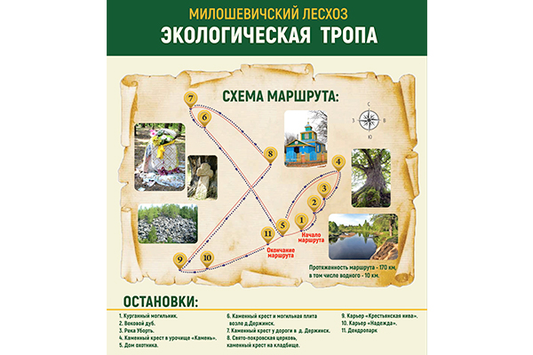 Милошевичский лесхоз приглашает на уникальную экскурсию по экологической тропе Милошевичский лесхоз приглашает на уникальную экскурсию по экологической тропе